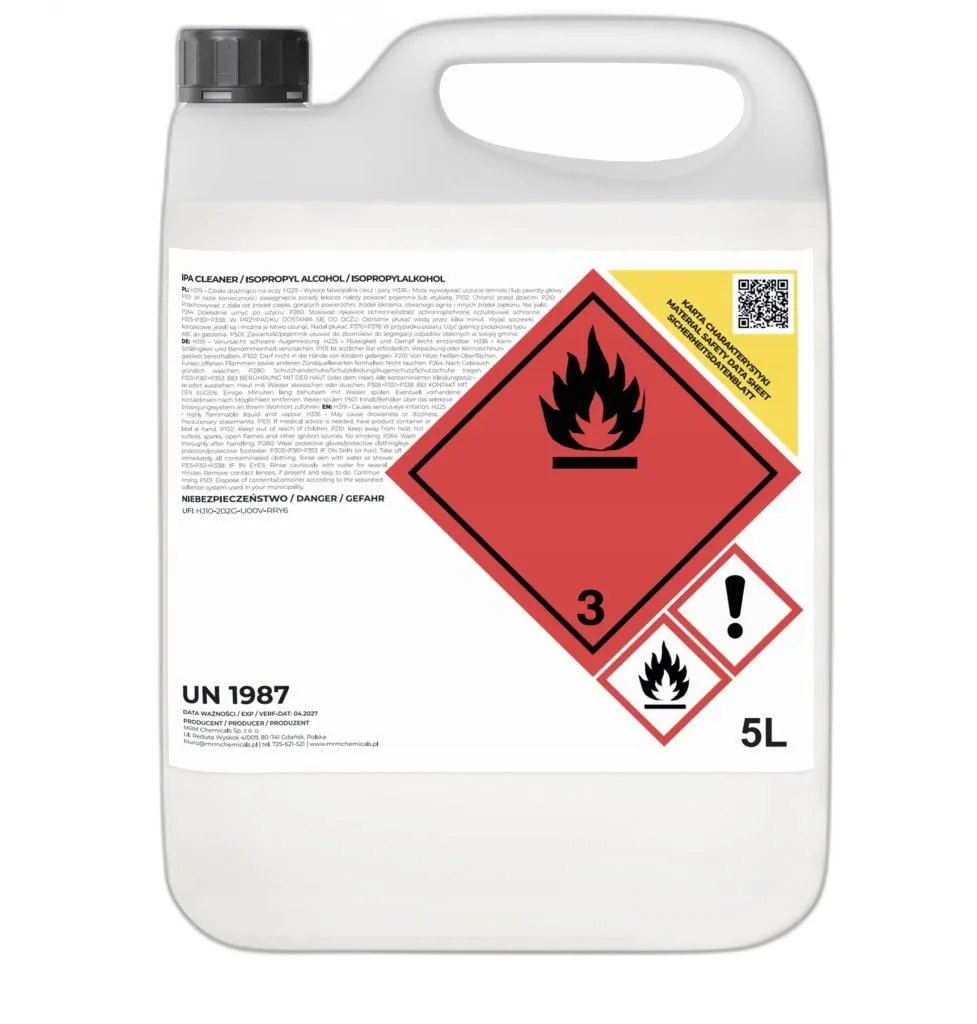 izopropanol 99.8 czyszczenie powierzchni przemysłowych